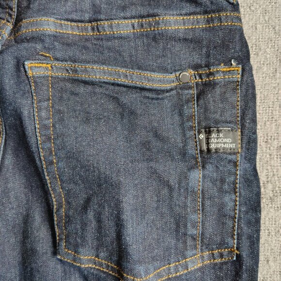 Black Diamond Jeans Mens Size 31x31 Blue Dark Wash Tapered Stretch 109461 - Picture 10 of 14
